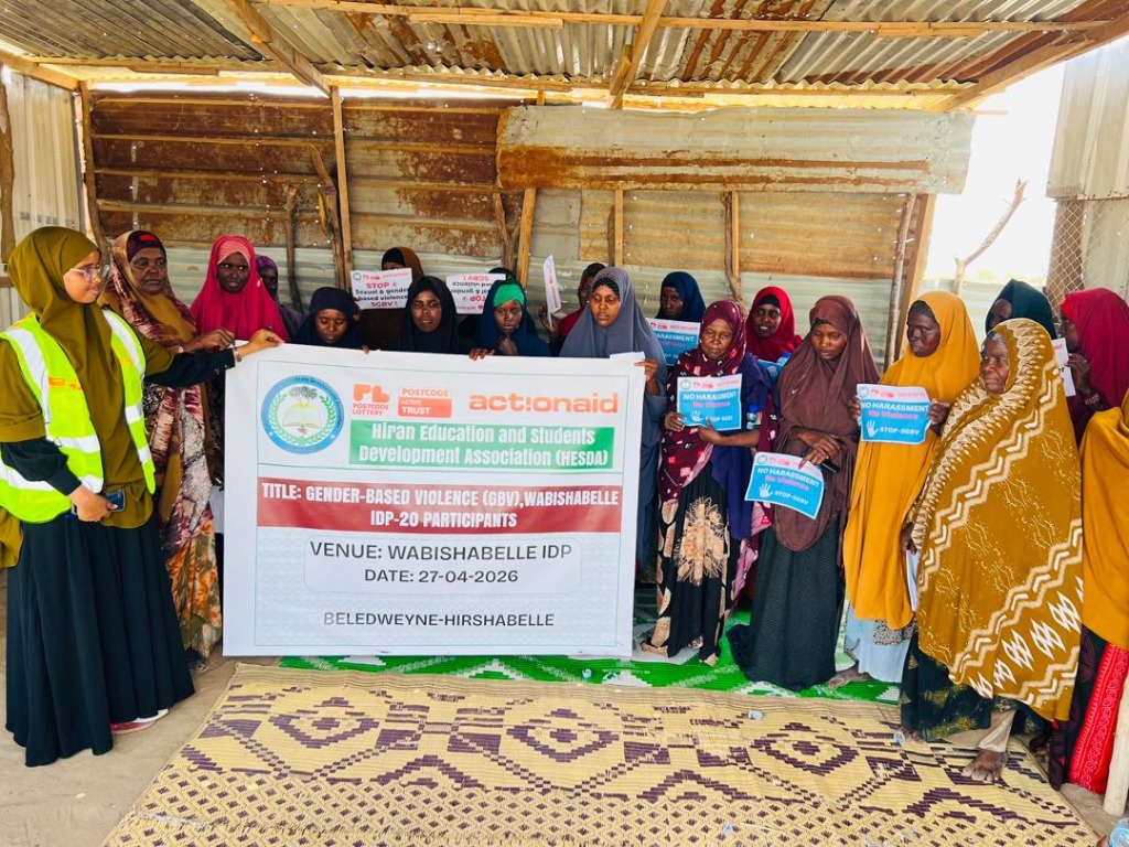 GBV Awareness Session Wabishabelle IDP