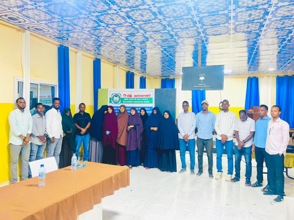Public Awareness Campaign & Community Forum at Darasalam Hotel, Beledweyne.